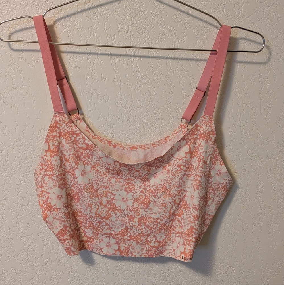 Lucky Brand Floral Pink Women's Top - Picture 1 of 4